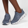 Skechers Glide Step Sneaker - Silver/ Tan