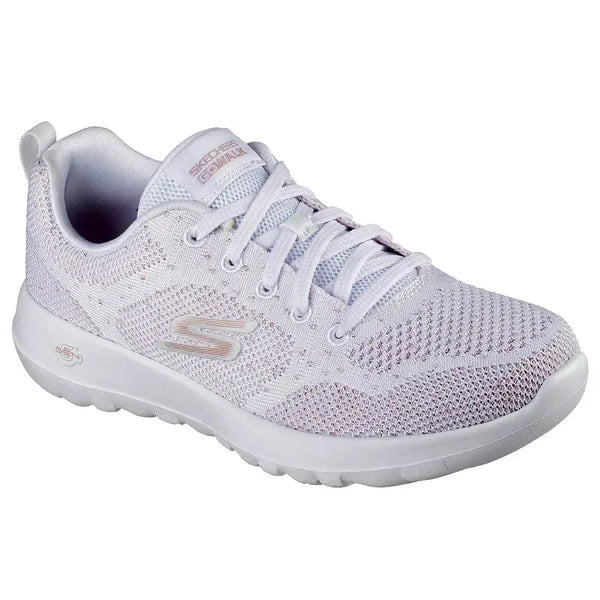 Skechers Go Walk Joy Sneaker - White Rose Gold
