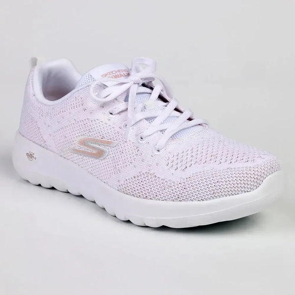 Skechers Go Walk Joy Sneaker - White Rose Gold