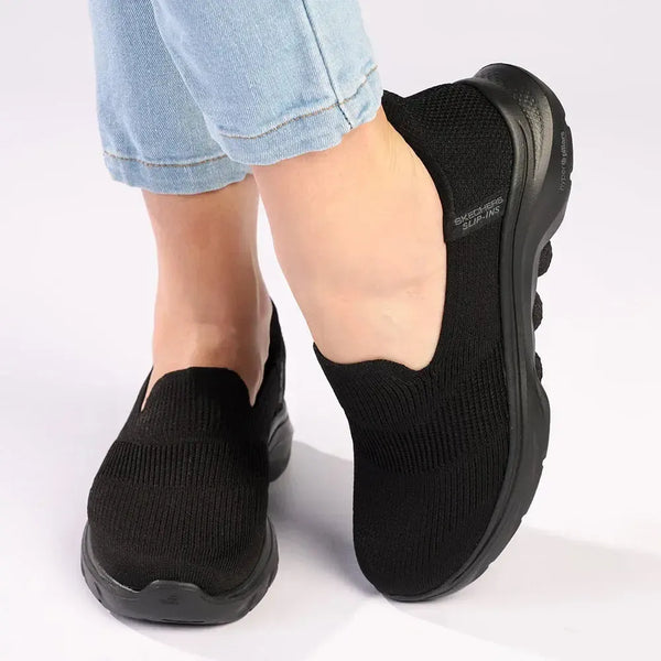 Skechers Go Walk Slip On Sneaker - Black