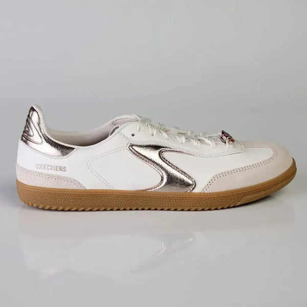 Skechers Hotshot Classic Court Sneaker - White Rose Gold