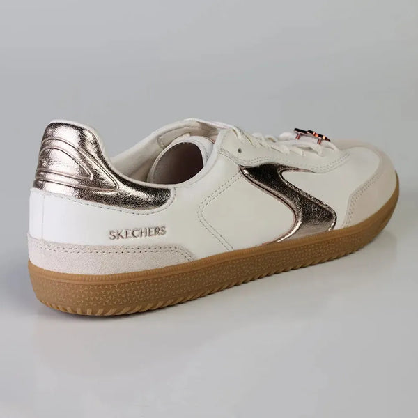 Skechers Hotshot Classic Court Sneaker - White Rose Gold