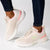 Skechers Skech-Air Dynamight 2.0 Lace Up Sneaker - Natural Pink
