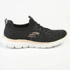 Skechers Summits Lace Up Sneaker - Black Rose