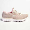 Skechers Summits Sneaker - Taupe / Pink-Skechers-Buy shoes online