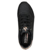 Skechers Uno Lace Up Sneaker - Black