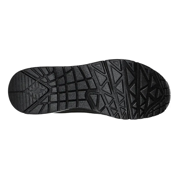 Skechers Uno Lace Up Sneaker - Black
