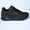 Skechers Uno Lace Up Sneaker - Black Black