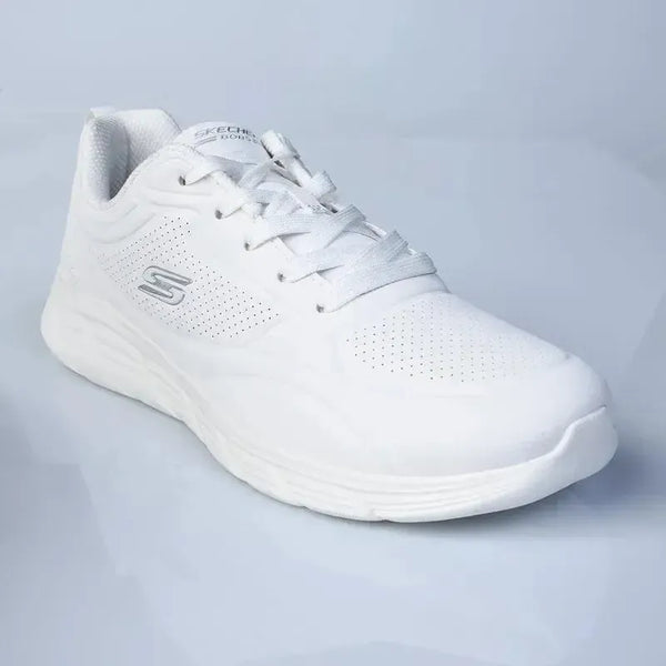 Skechers Womens Bobs Flex LO Sport Sneaker - White
