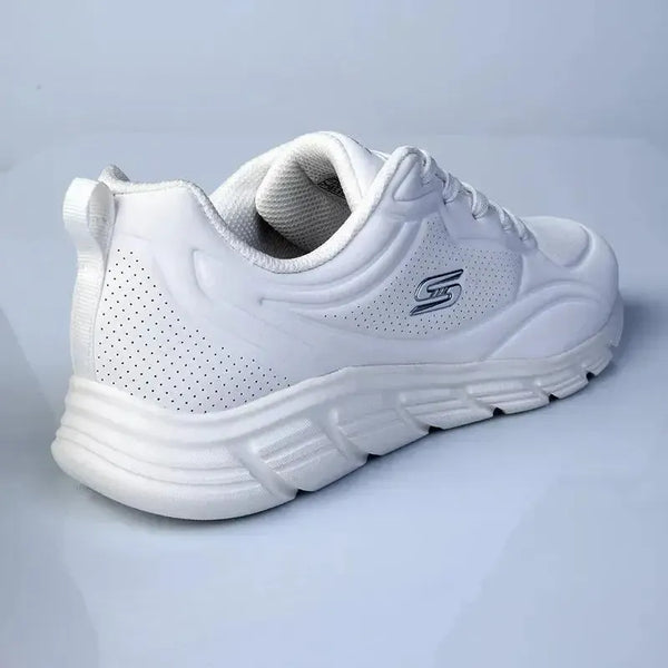Skechers Womens Bobs Flex LO Sport Sneaker - White
