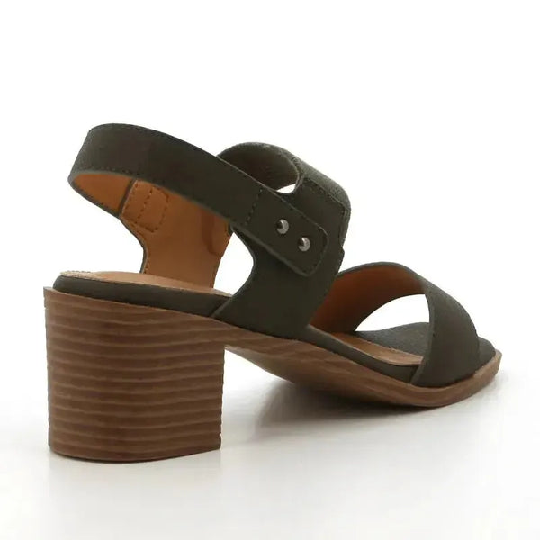 Soft Style By Hush Puppies Abrianna Block Heel - Olive