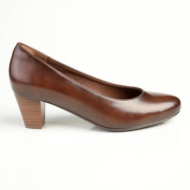 Soft Style By Hush Puppies Amya Block Heel - Brown – Shoe Box™ Online Store