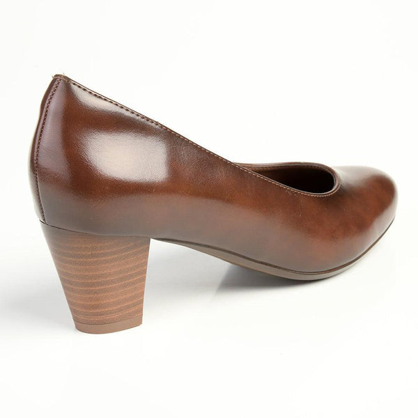 Soft Style By Hush Puppies Amya Block Heel - Brown-Soft Style by Hush Puppies-Buy shoes online