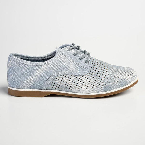 Soft Style By Hush Puppies Jamya Punch - Dusty Blue-Soft Style by Hush Puppies-Buy shoes online