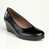 Soft Style By Hush Puppies Mihewi Wedge Court - Black-Soft Style by Hush Puppies-Buy shoes online