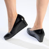 Soft Style By Hush Puppies Mihewi Wedge Court - Black-Soft Style by Hush Puppies-Buy shoes online