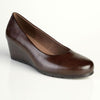 Soft Style By Hush Puppies Mihewi Wedge Court - Chocolate-Soft Style by Hush Puppies-Buy shoes online