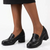 Soft Style By Hush Puppies Naya Block Heel - Black