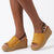 Soft Style By Hush Puppies Nobu Wedge Sandal -Yellow