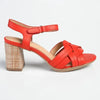 Soft Style By Hush Puppies Quasar Strappy Heel Sandals - Red