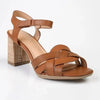 Soft Style By Hush Puppies Quasar Strappy Heel Sandals - Tan