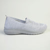 Soft Style By Hush Puppies Rimba Melange Knit Loafer - Grey-Soft Style by Hush Puppies-Buy shoes online