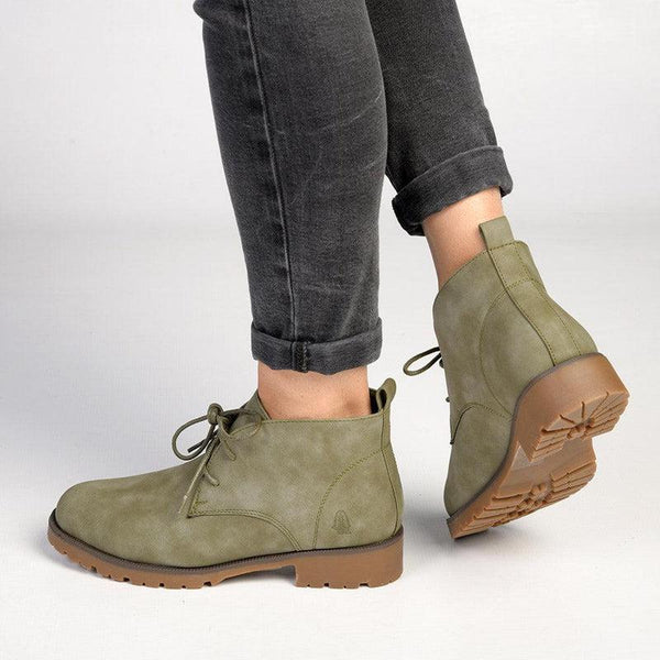 Soft Style By Hush Puppies Sam Ankle Bootie - Khaki-Soft Style by Hush Puppies-Buy shoes online