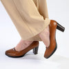 Soft Style By Hush Puppies Sian Block Heel - Tan-Soft Style by Hush Puppies-Buy shoes online