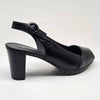 Soft Style By Hush Puppies Sidonia Peep Toe Slingback - Black-Soft Style by Hush Puppies-Buy shoes online