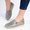 Soft Style By Hush Puppies - Soft Julisa Sneaker - Pewter-Soft Style by Hush Puppies-Buy shoes online