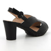 Soft Style By Hush Puppies - Soft Sinead Peep Toe Heel - Black-Soft Style by Hush Puppies-Buy shoes online