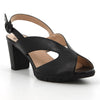 Soft Style By Hush Puppies - Soft Sinead Peep Toe Heel - Black-Soft Style by Hush Puppies-Buy shoes online