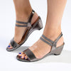 Soft Style By Hush Puppies Stefanie Sandal - Pewter-Soft Style by Hush Puppies-Buy shoes online