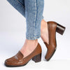 Soft Style By Hush Puppies Tayten Block Heel - Tan-Soft Style by Hush Puppies-Buy shoes online