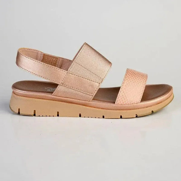 Soft Style By Hush Puppies Tegan Wedge Sandal - Rose Gold