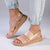 Soft Style By Hush Puppies Tegan Wedge Sandal - Rose Gold-Soft Style by Hush Puppies-Buy shoes online
