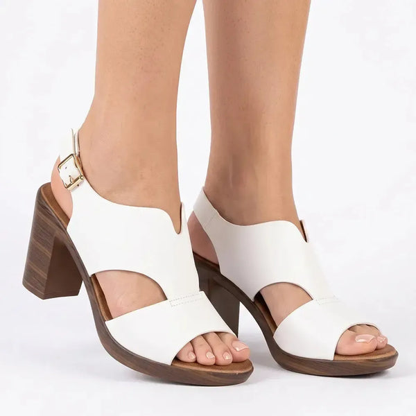 Soft Style By Hush Puppies Thana Heel - White