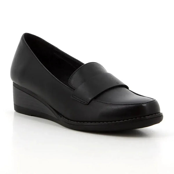 Soft Style By Hush Puppies Wallace Wedge Court - Black