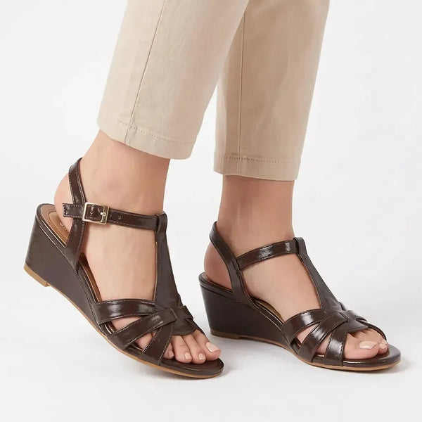 Soft Style By Hush Puppies Xaria Wedge - Chocolate