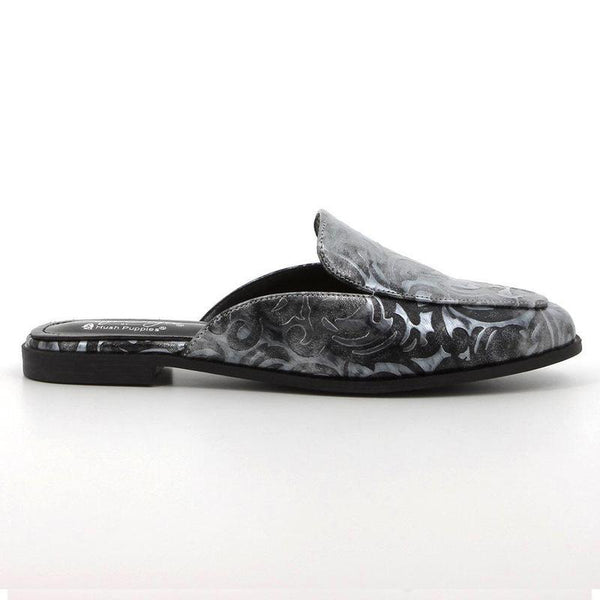 Soft Style By Hush Puppy Rodriga Mule Sandal - Pewter-Soft Style by Hush Puppies-Buy shoes online