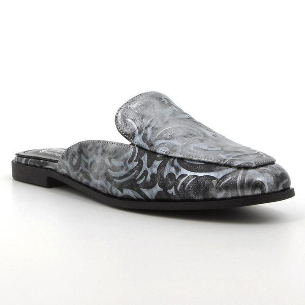 Soft Style By Hush Puppy Rodriga Mule Sandal - Pewter-Soft Style by Hush Puppies-Buy shoes online