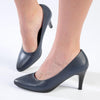 Soft Style Hush Puppies Neriah Patent Court Heel - Navy-Soft Style by Hush Puppies-Buy shoes online