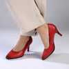 Soft Style Hush Puppies Phillipa Court Heel - Red-Soft Style by Hush Puppies-Buy shoes online