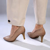 Soft Style Hush Puppies Phillipa Court Heel - Taupe-Soft Style by Hush Puppies-Buy shoes online