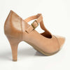 Soft Style Hush Puppies Phoenix Court Heel - Dark Beige-Soft Style by Hush Puppies-Buy shoes online