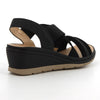 Soft Style Polina Wedge - Black-Soft Style by Hush Puppies-Buy shoes online