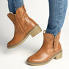 Soft Style by Hush Puppies Bosley Ankle Boot - Brown-Soft Style by Hush Puppies-Buy shoes online