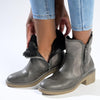 Soft Style by Hush Puppies Bosley Ankle Boot - Grey-Soft Style by Hush Puppies-Buy shoes online