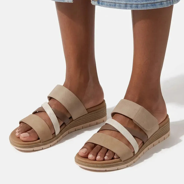 Soft Style by Hush Puppies Carmen Sandal - Beige/ Brown