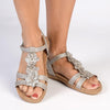 Soft Style by Hush Puppies Cecilia Strappy Sandals - Silver-Soft Style by Hush Puppies-Buy shoes online